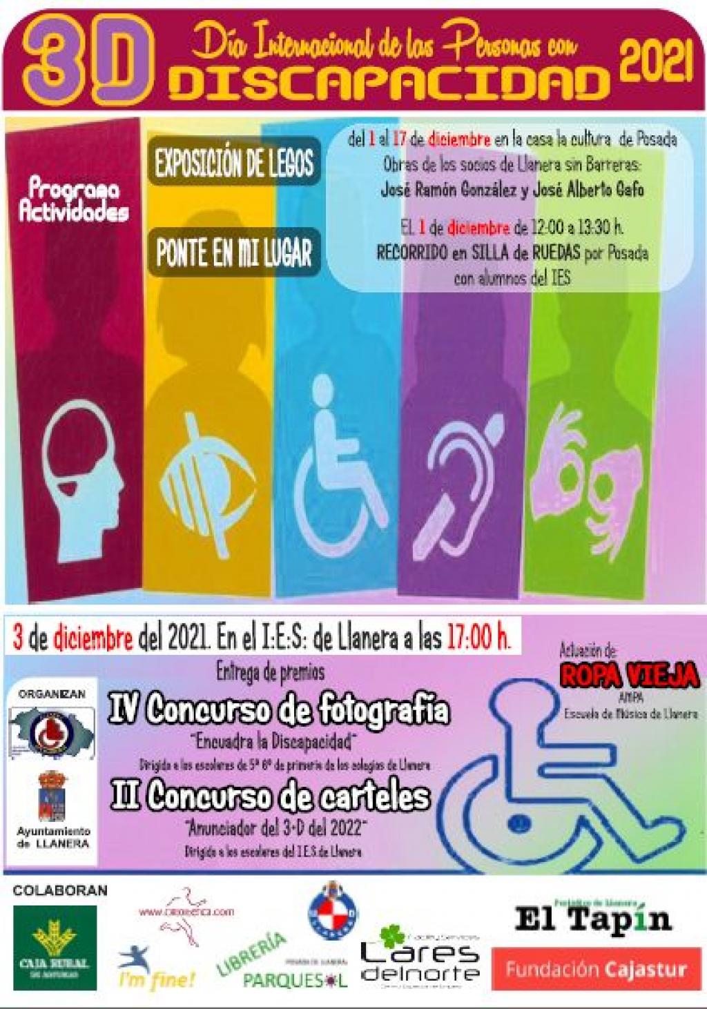 El Tapin - Llanera sin Barreras celebrará el Día Internacional de las Personas con Discapacidad con diferentes actividades
